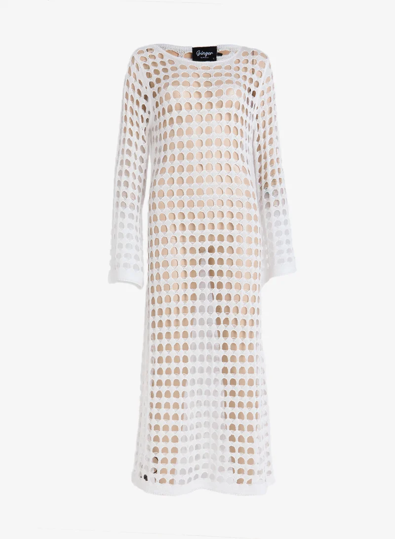 Ginger Crochet Maxi Beach Dress